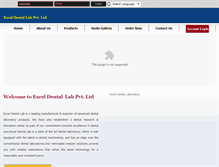 Tablet Screenshot of exceldentallaboratory.com